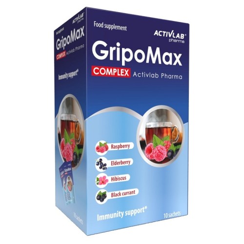 Activlab Gripomax COMPLEX, 10x10 Grams Sachets box
