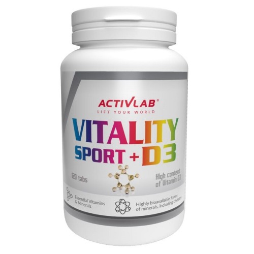 Activlab Vitality Sport+D3, 120 Tablets