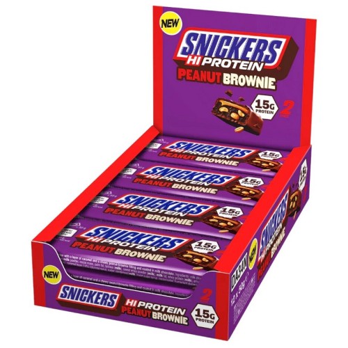 Mars Protein Snickers High Protein Bar - Peanut Brownie, 1x50 Grams /12 bars box/