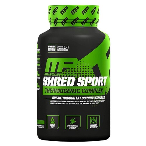 MusclePharm Shred Sport, 60 Capsules