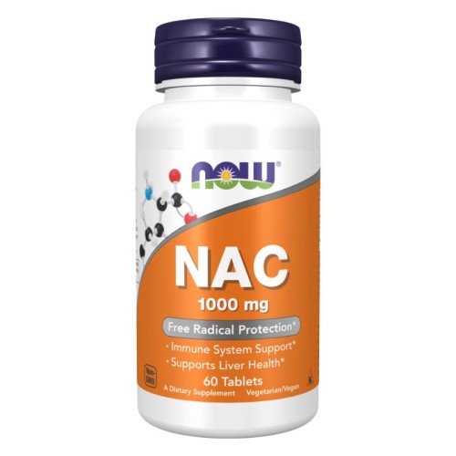NOW NAC 1000mg, 60 Тablets