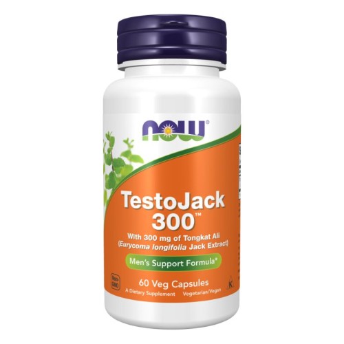 NOW TestoJack 300, 60 Veg Capsules