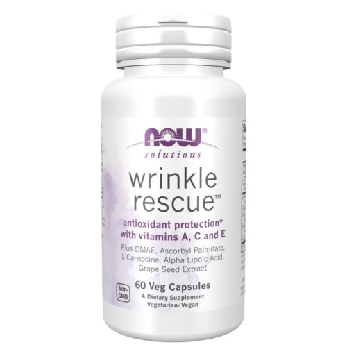 NOW Wrinkle Rescue, 60 Veg Capsules