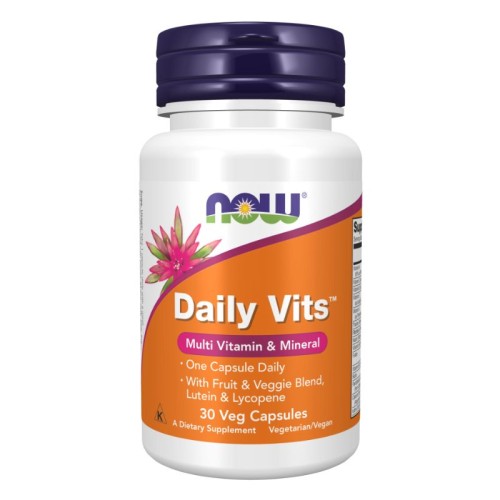 NOW Daily Vits, 30 Veg Capsules