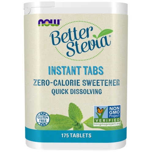 NOW Better Stevia Instant Tabs, 175 Tablets
