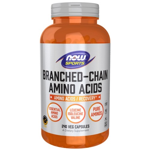 NOW Branched Chain Amino Acids, 240 Capsules