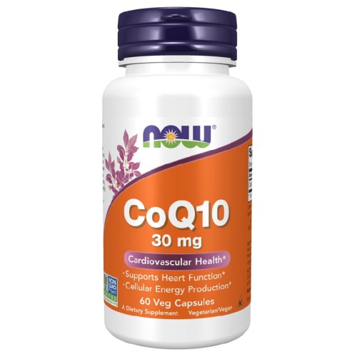 NOW CoQ10 30mg, 60 Veg Capsules
