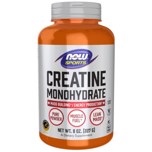 NOW Creatine Monohydrate Powder, 227 Grams