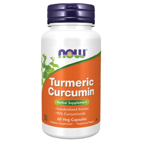 NOW Curcumin, 60 Veg Capsules