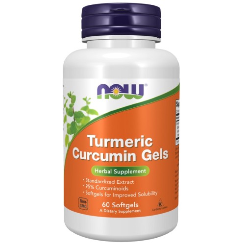 NOW Curcumin Softgels, 60 Softgels