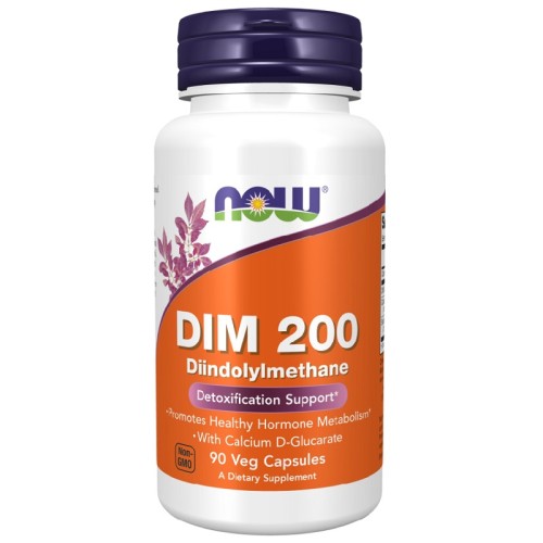 NOW DIM 200 Diindolylmethane, 90 Veg Capsules