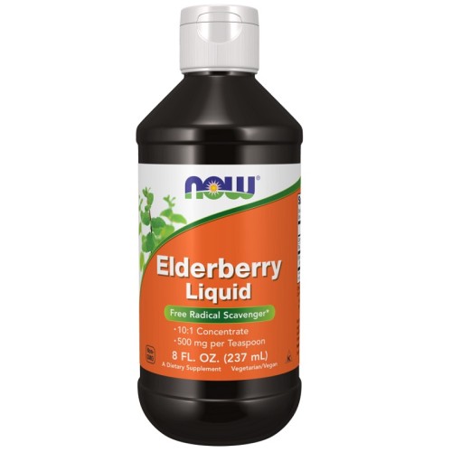 NOW Elderberry Liquid, 237 ml