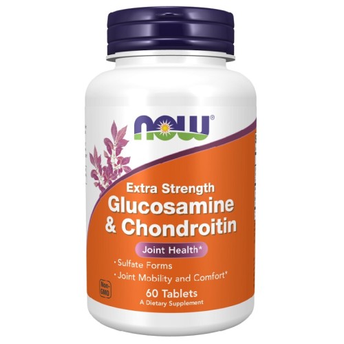 NOW Glucosamine & Chondroitin Extra Strength, 60 Tablets