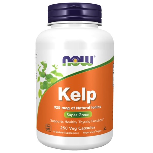 NOW Kelp 325mcg,  250 Veg Capsules