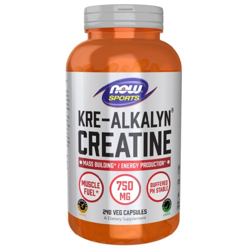NOW Kre-Alkalyn Creatine, 240 Capsules