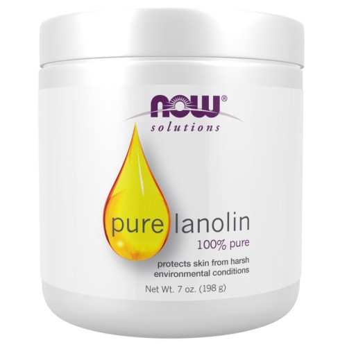 NOW Lanolin 100% Pure, 198 Grams