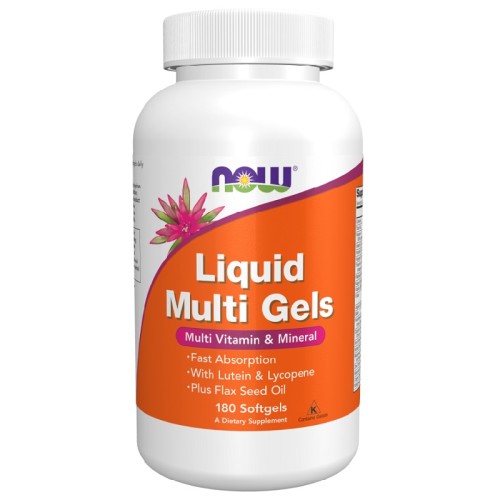 NOW Liquid Multi Gels, 180 Softgels