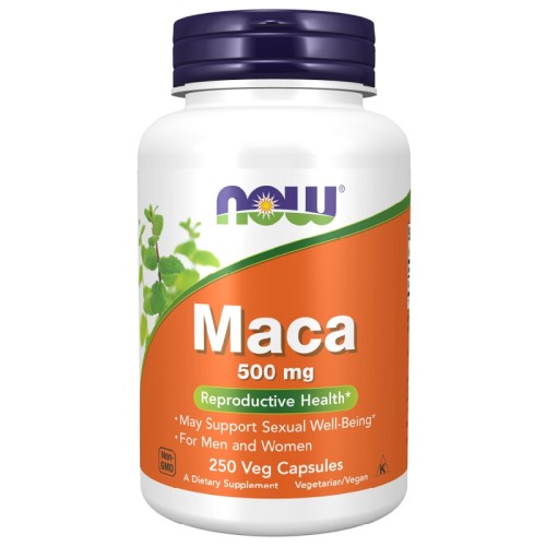 NOW Maca 500mg, 250 Veg Capsules