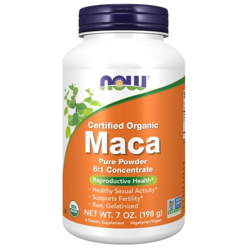 NOW MACA 6:1 Concentrate Pure Powder, 198 Grams