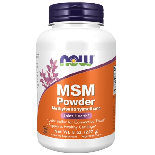 NOW MSM Methylsulphonylmethane Powder, 227 Grams