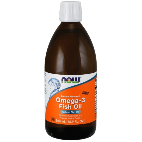 NOW Omega-3 Fish Oil Liquid, 500 ml