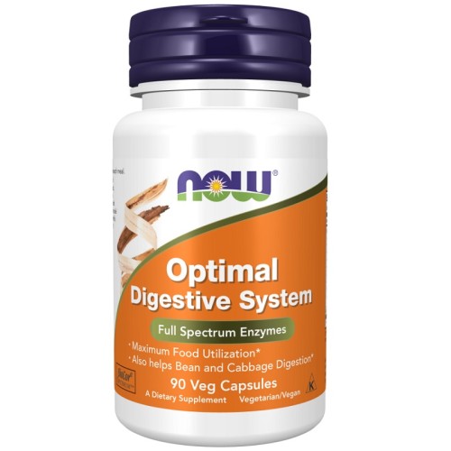NOW Optimal Digestive System, 90 Veg Capsules