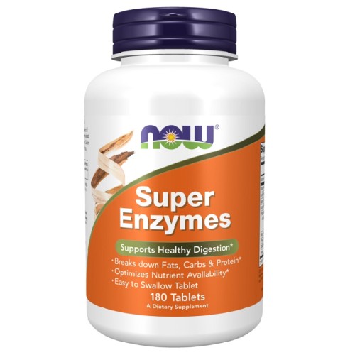 NOW Super Enzymes, 180 Tablets