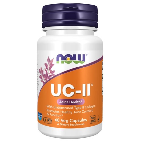 NOW UC-II Undenatured Type II Collagen, 60 Veg Capsules