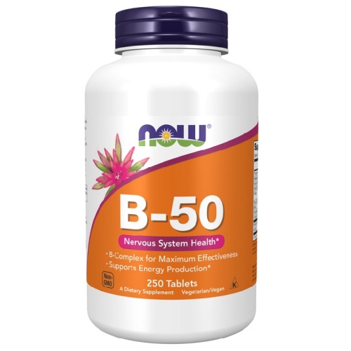 NOW Vitamin B-50, 250 Tablets