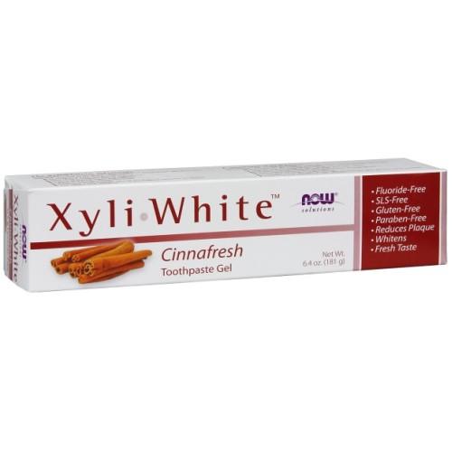 NOW XyliWhite Cinnafresh Toothpaste Gel, 181 Grams