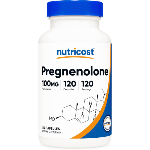  NUTRICOST Pregnenolone 100 mg - 120 capsules