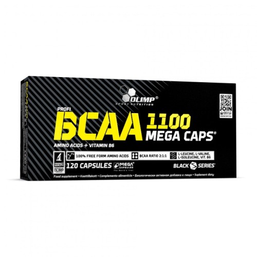 Olimp Bcaa Mega Caps 1100, 120 Capsules