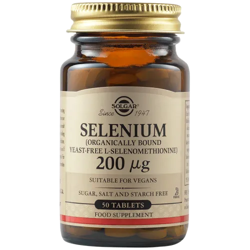 Solgar Selenium 200 mcg, 50 tablets