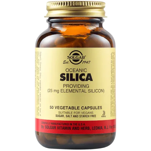 Solgar Oceanic Silica 25 mg, 50 vegetable capsules