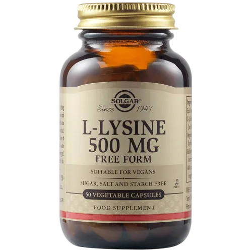 Solgar L-Lysine 1000 mg, 50 tablets