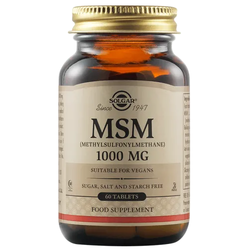 Solgar MSM 1000 mg, 60 tablets
