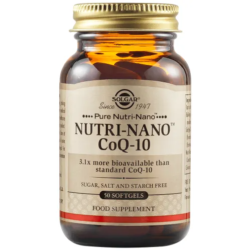 Solgar Nutri-Nano CoQ-10, 50 softgels